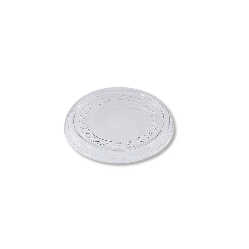 Clear Plastic Bowl Flat Lid - 117mm