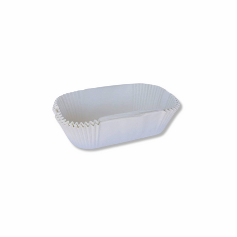 White Rectangle Pan Liners - 160x75x55mm