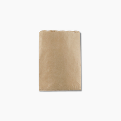 Brown Kraft Paper Bag - 3F Flat