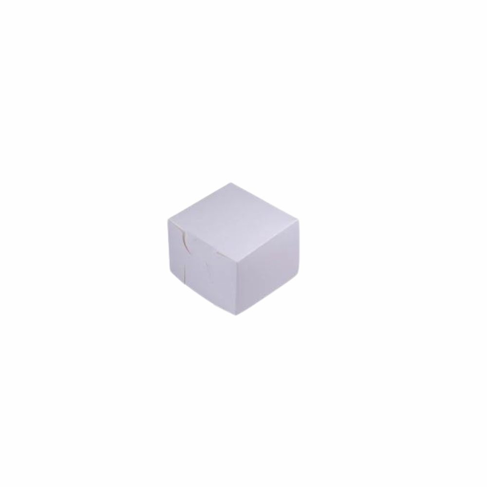 White Cake Box - 4x4x3 Inch 