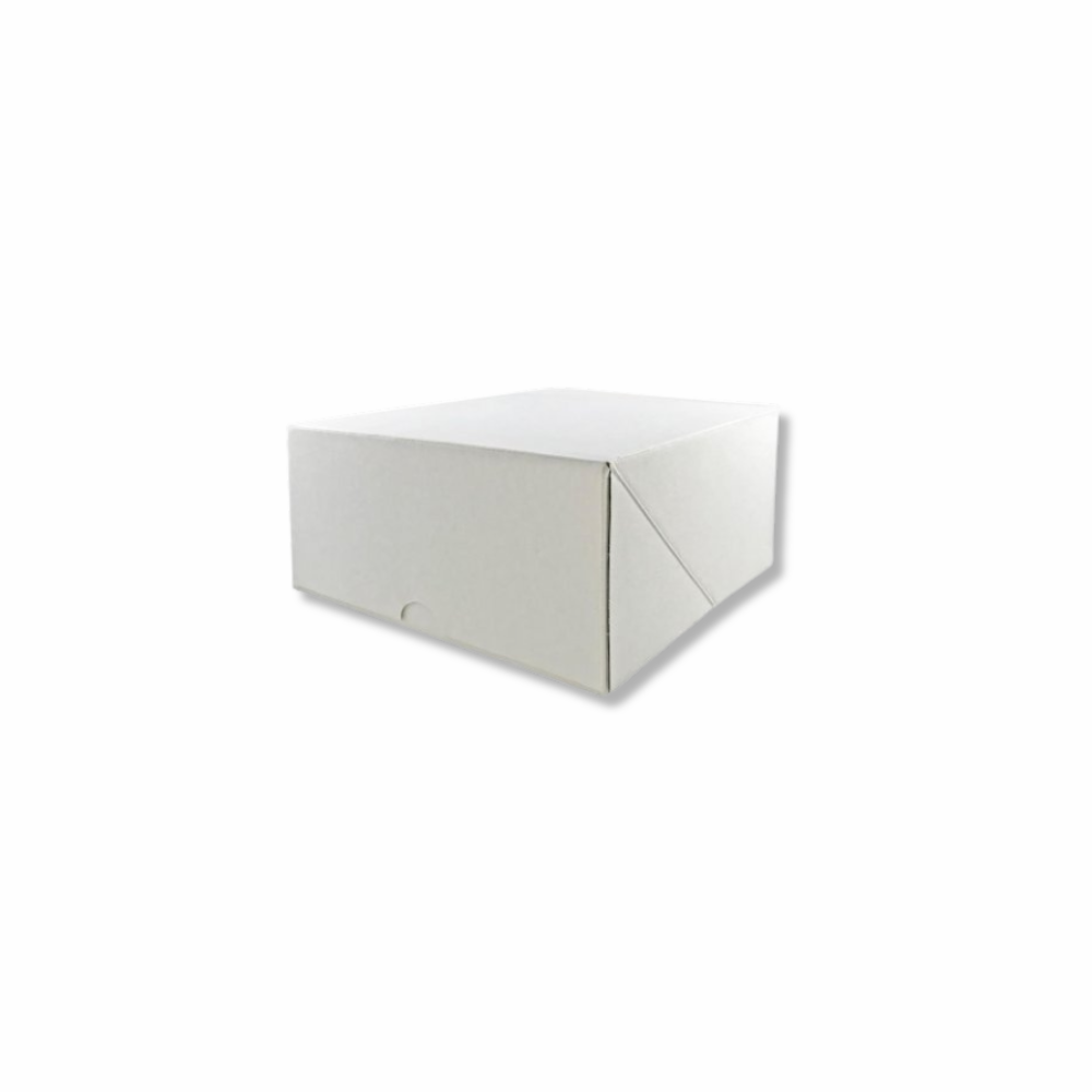 White Cake Box - 8x8x4"