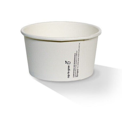 White Paper Bowl - 16oz - Soup, Acai Bowl