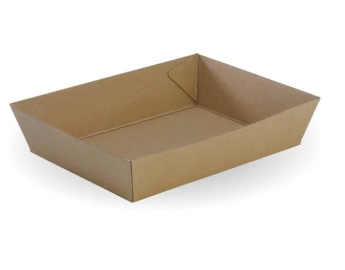 Cardboard Food Tray 3 cardboard catering tray