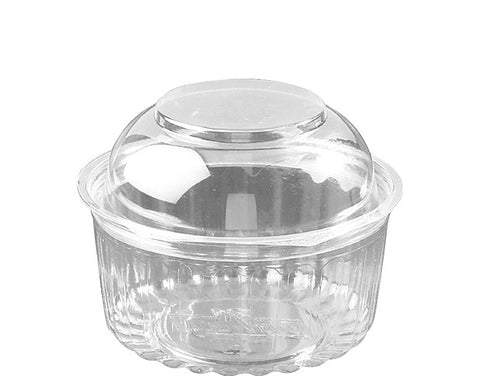 8oz Showbowl with Hinged Dome Lid