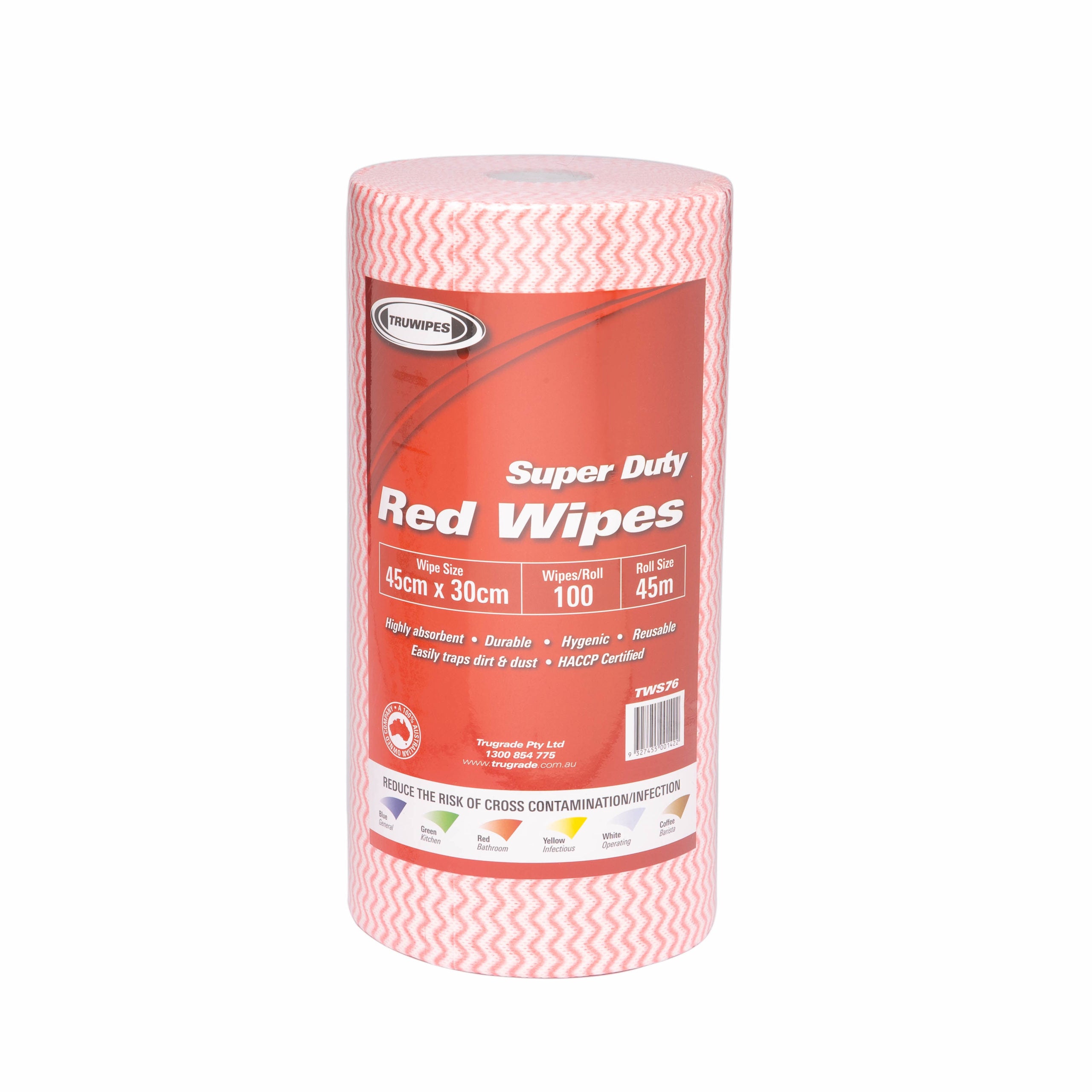 Red Heavy Duty Wipes