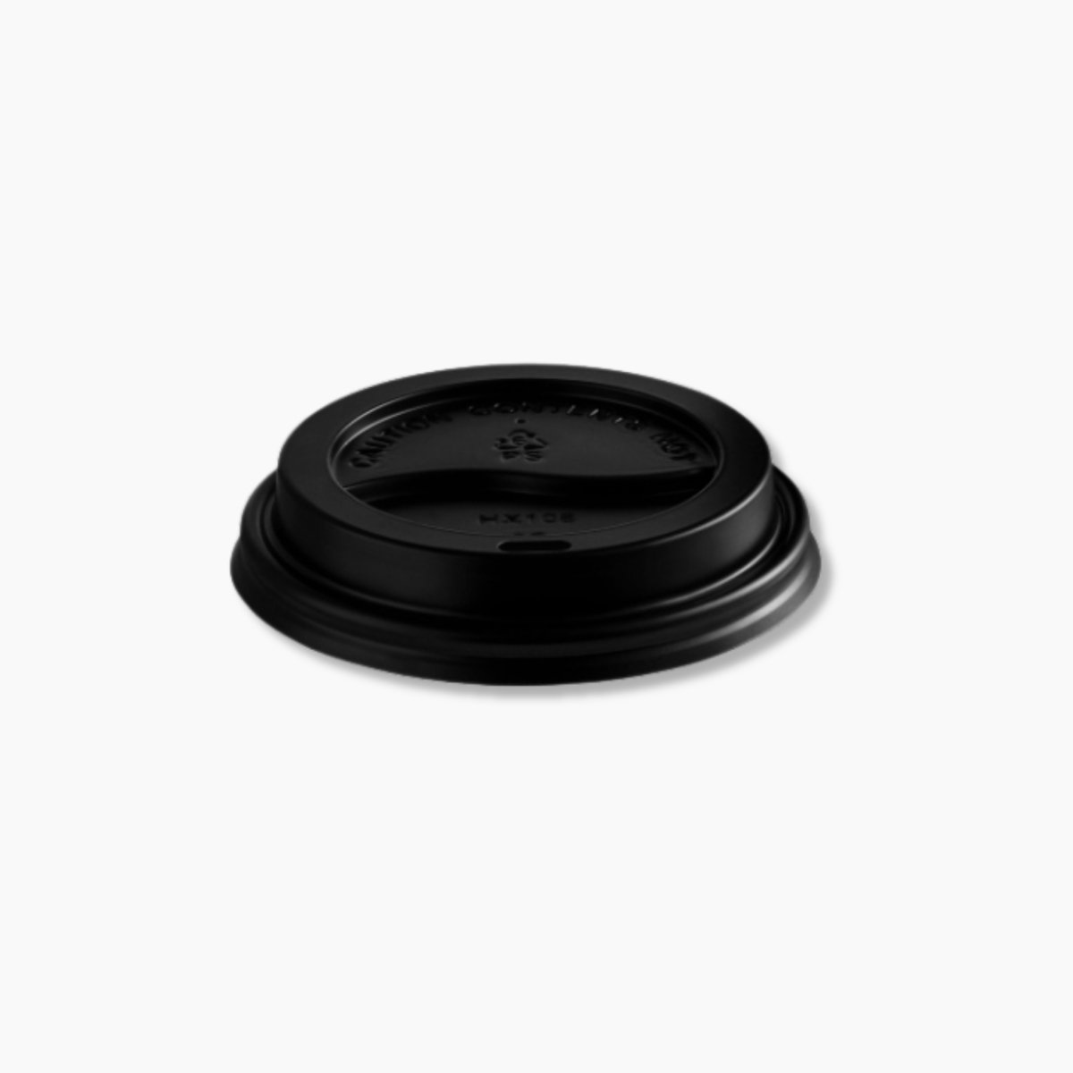 Black Coffee Cup Lid - 86mm