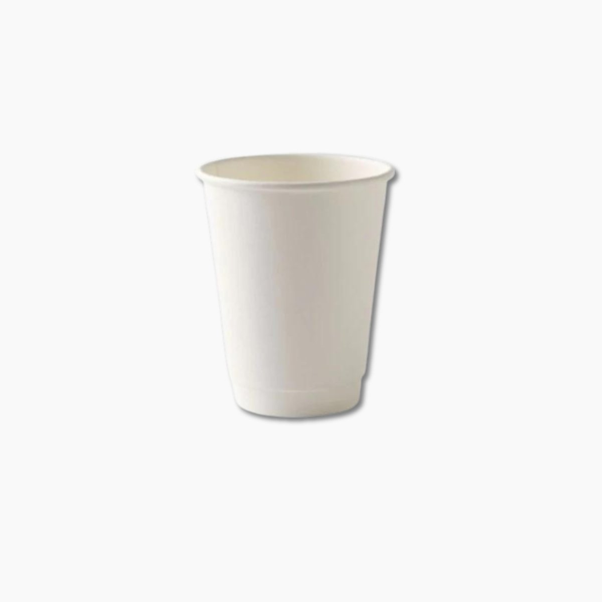 White Double Wall Coffee Cup - 8oz