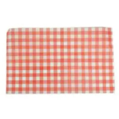 Red & White Greaseproof Paper