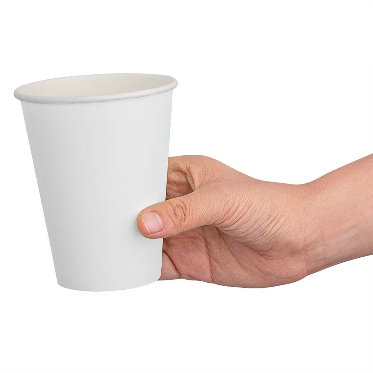 12oz White Coffee Cup - 80mm