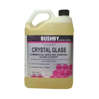 Bushby Commercial Glass Wash -5L