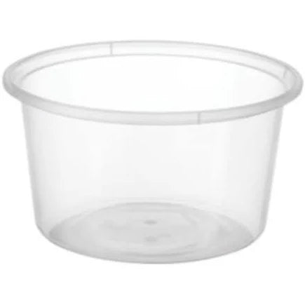 Round Plastic Container - 700ml Food Storage Tub
